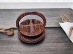 Handcrafted Walnut wood Foldable Dry Fruits Serving Tray