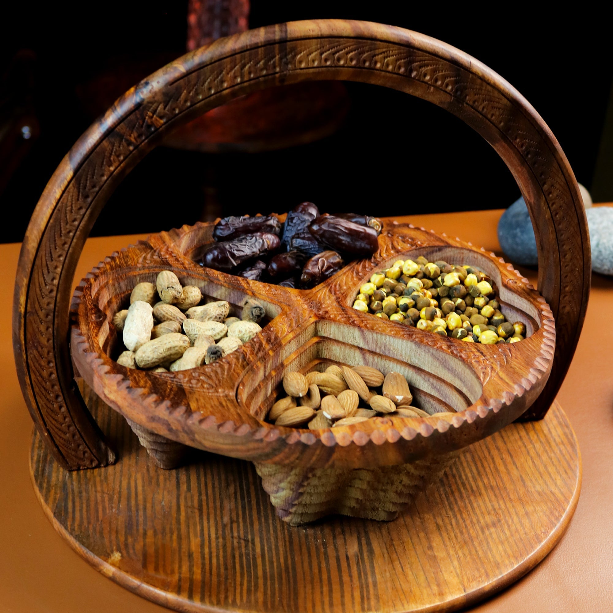Wooden Nuts basket