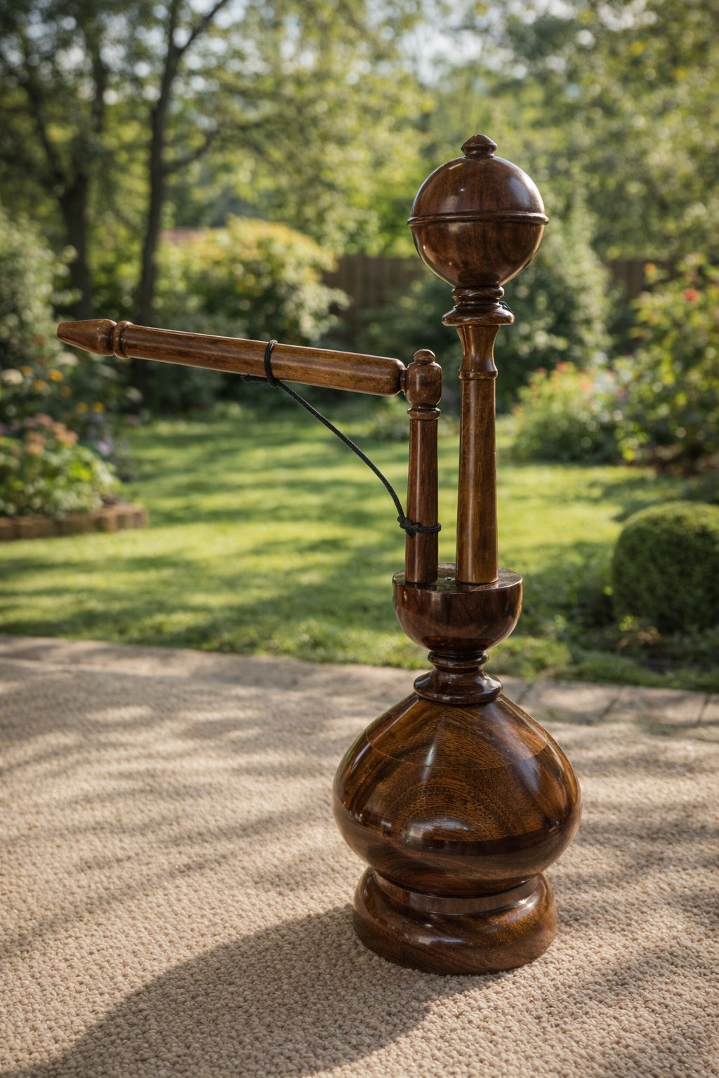Handcrafted wooden decorative hookah premium solid wood showpiece – Chinioti Handcrafts